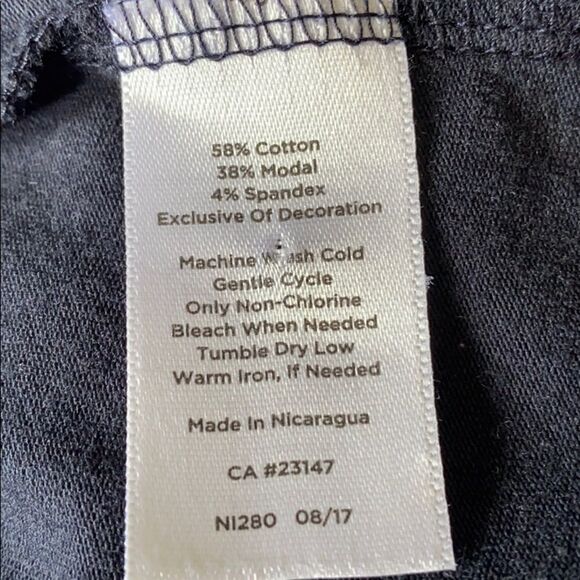 Talbot’s petites sweater navy ruffled top size Mp - Picture 8 of 8